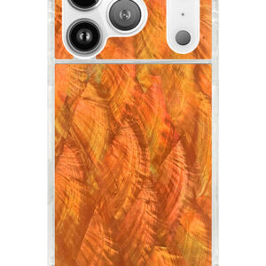 Orange Mother of Pearl iPhone Case